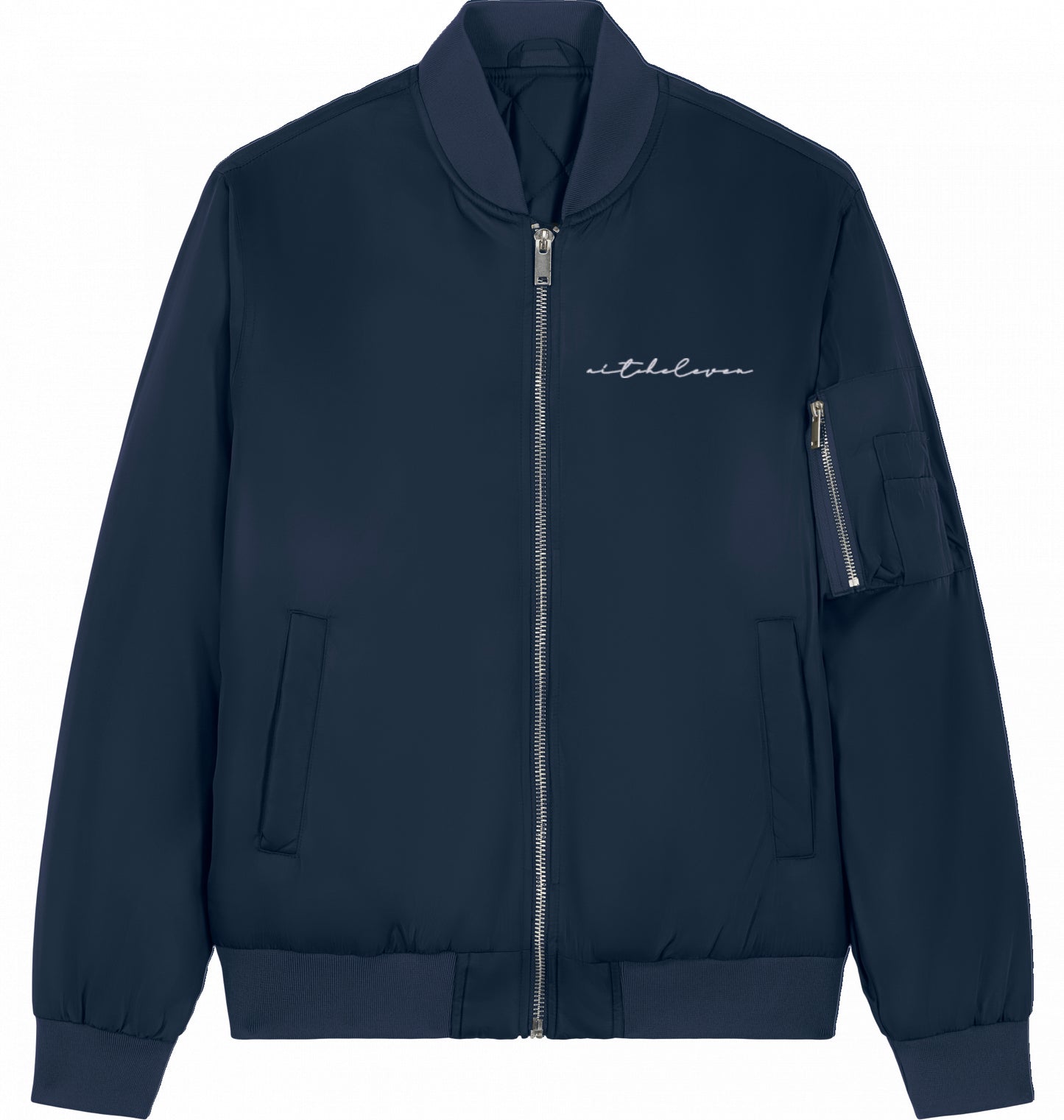 Bomberjacke Signature - Stick White