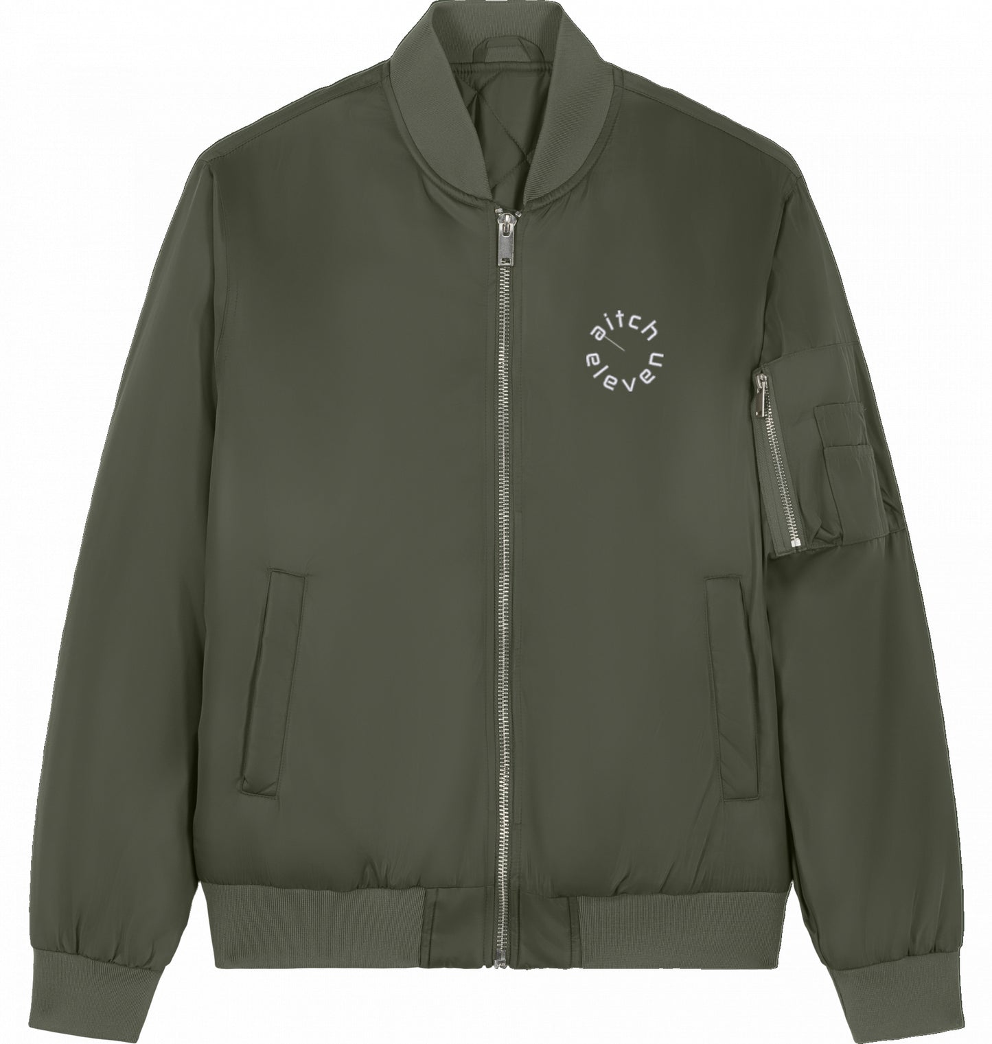 Bomberjacke Round - Stick White