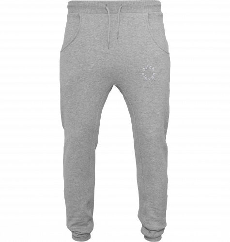 Jogging-Sweatpants Round - Stick White