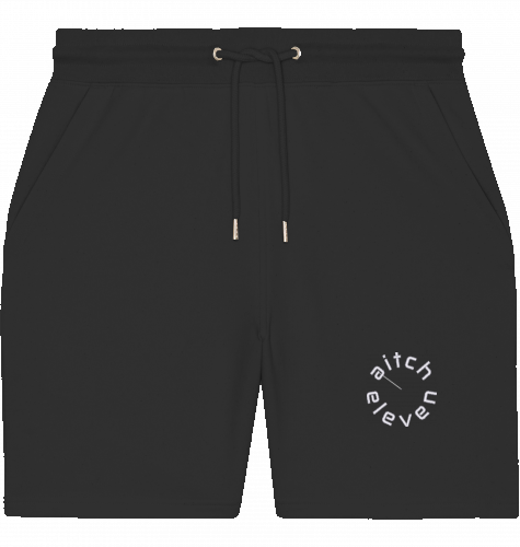 Unisex Jogging-Shorts Round - Stick White