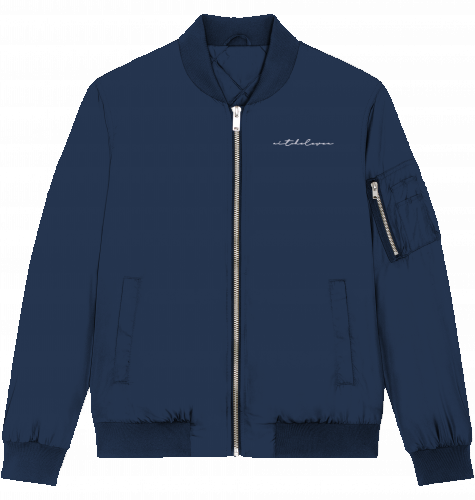 Bomberjacke Signature - Stick White