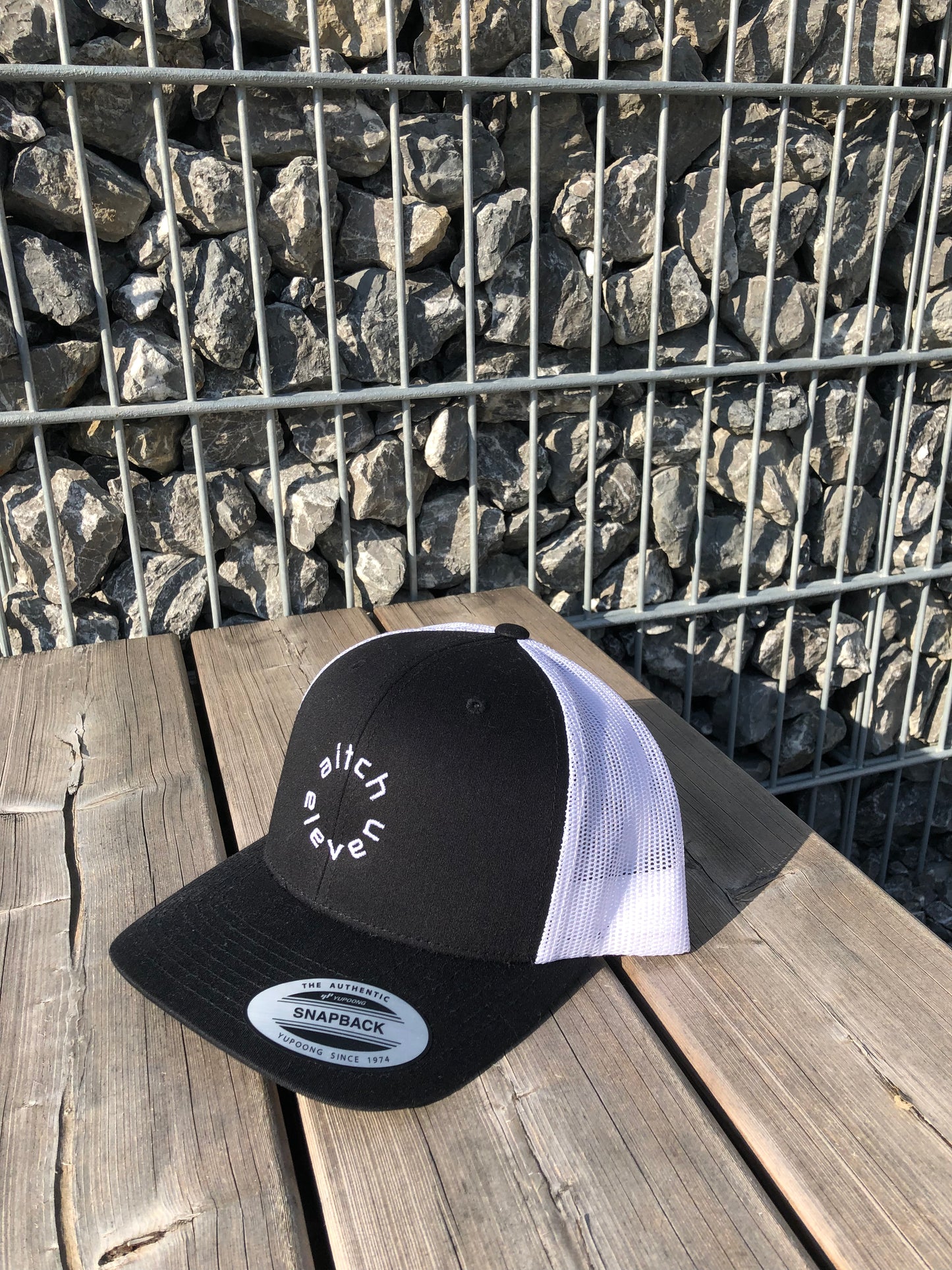 Trucker Cap Round Black|Black‘n White