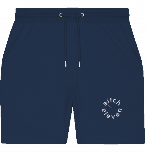 Unisex Jogging-Shorts Round - Stick White