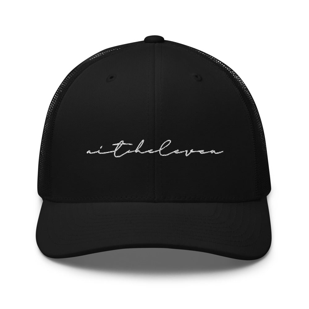 Trucker Cap Signature Black|Black‘n White