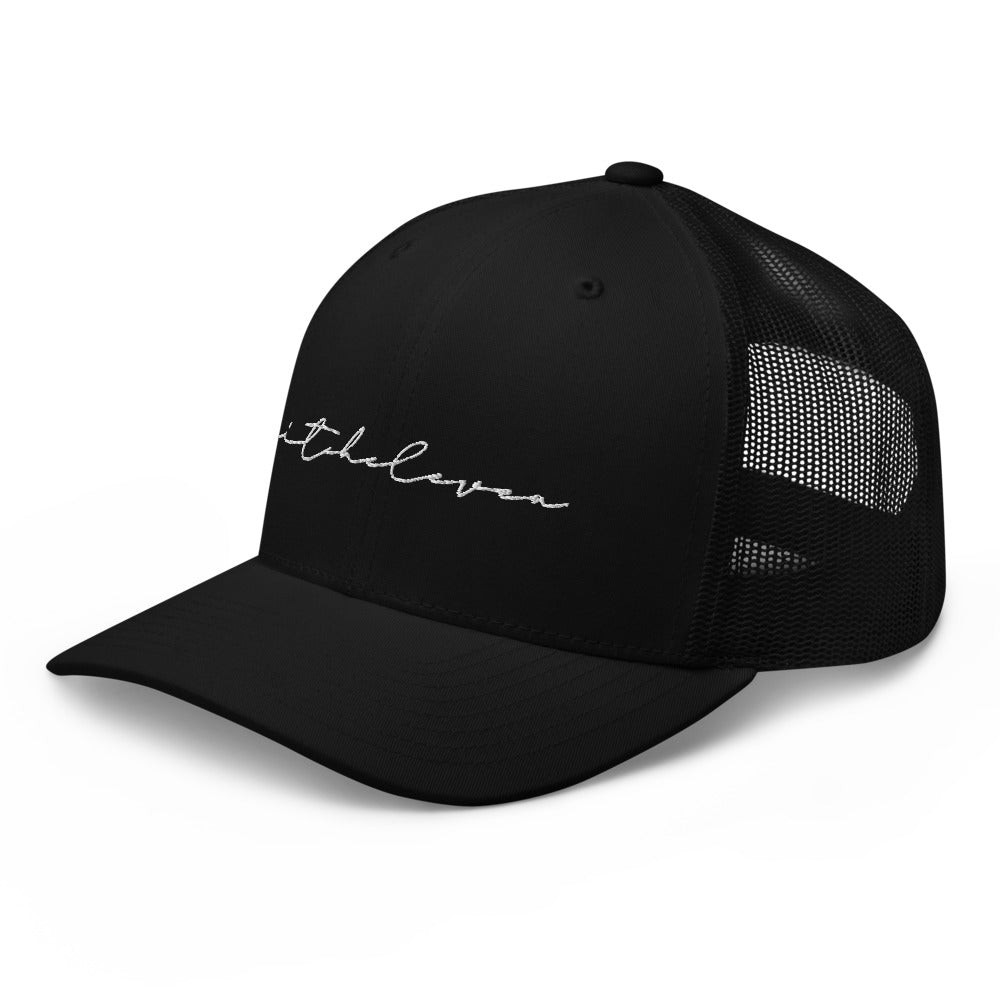 Trucker Cap Signature Black|Black‘n White