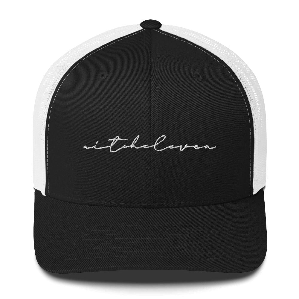 Trucker Cap Signature Black|Black‘n White