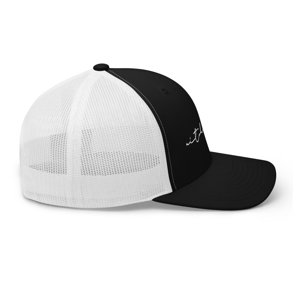 Trucker Cap Signature Black|Black‘n White