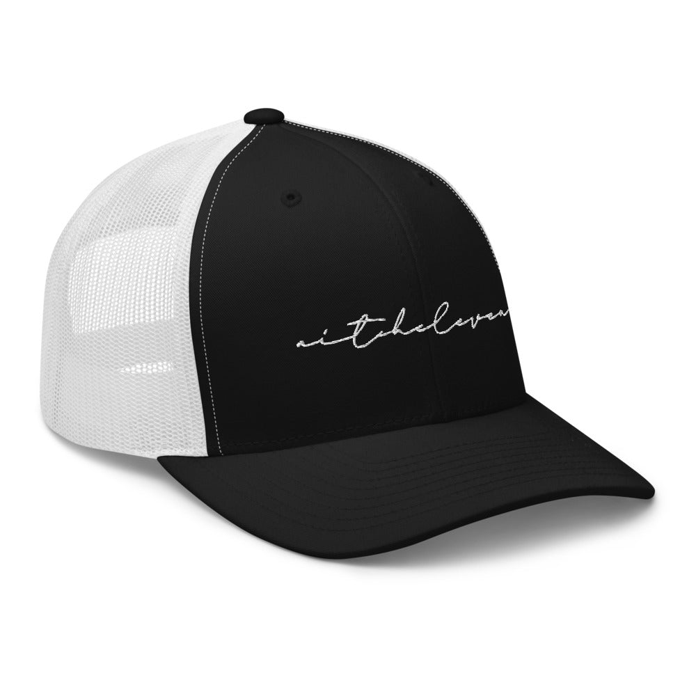 Trucker Cap Signature Black|Black‘n White