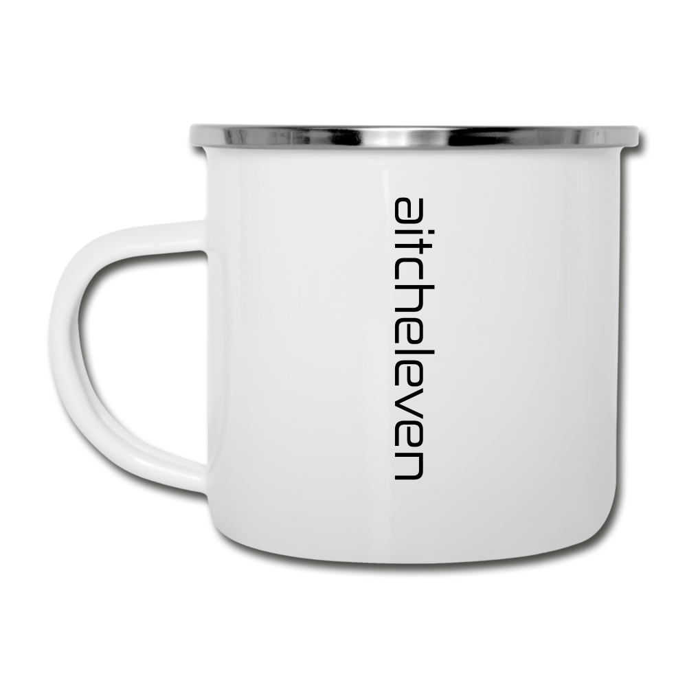 Emaille-Tasse - Weiß