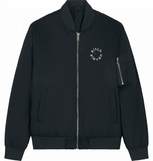 Bomberjacke Round - Stick White