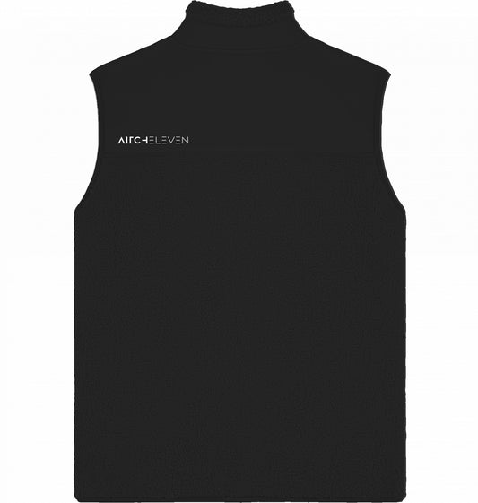 Sherpa Jacke Black (ärmellos)