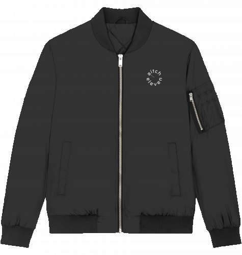 Bomberjacke Round - Stick White