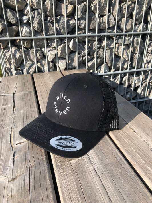 Trucker Cap Round Black|Black‘n White