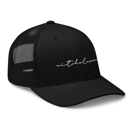 Trucker Cap Signature Black|Black‘n White