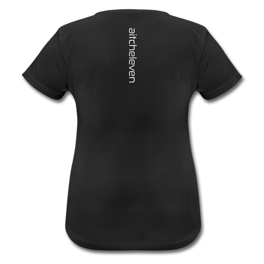 Women's Breathable T-Shirt - Schwarz